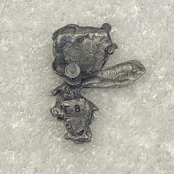 Vintage The Flintstones Bamm-Bamm Pewter Lapel Hat Pin Unisex - Picture 3 of 10